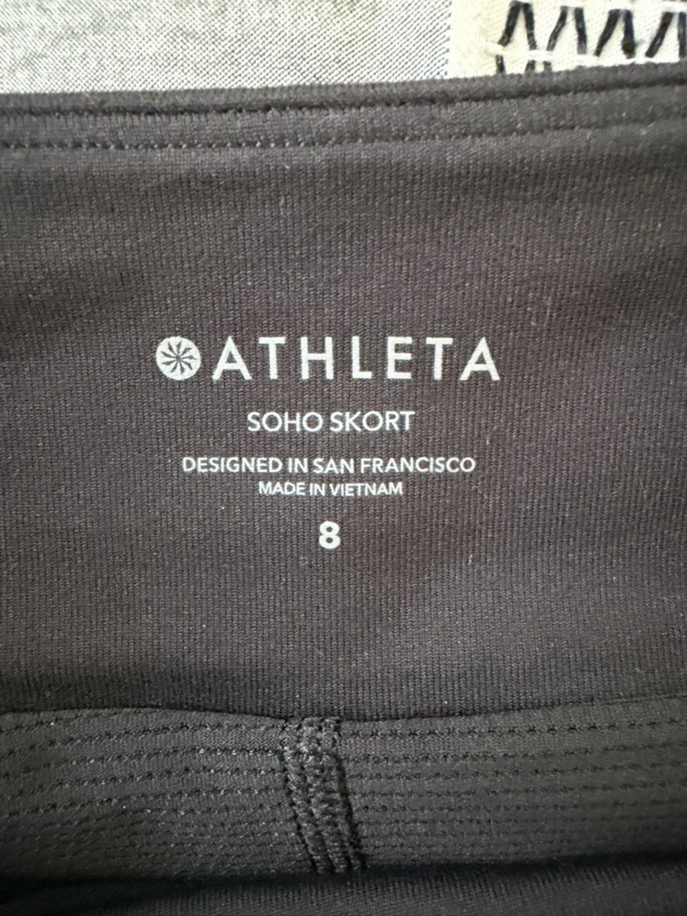 NWOT Athleta Soho Skort Black SZ 8 - Picture 10 of 12